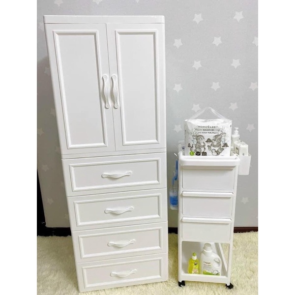 Tủ nhựa 5 tầng Monmon siêu chắc chắn