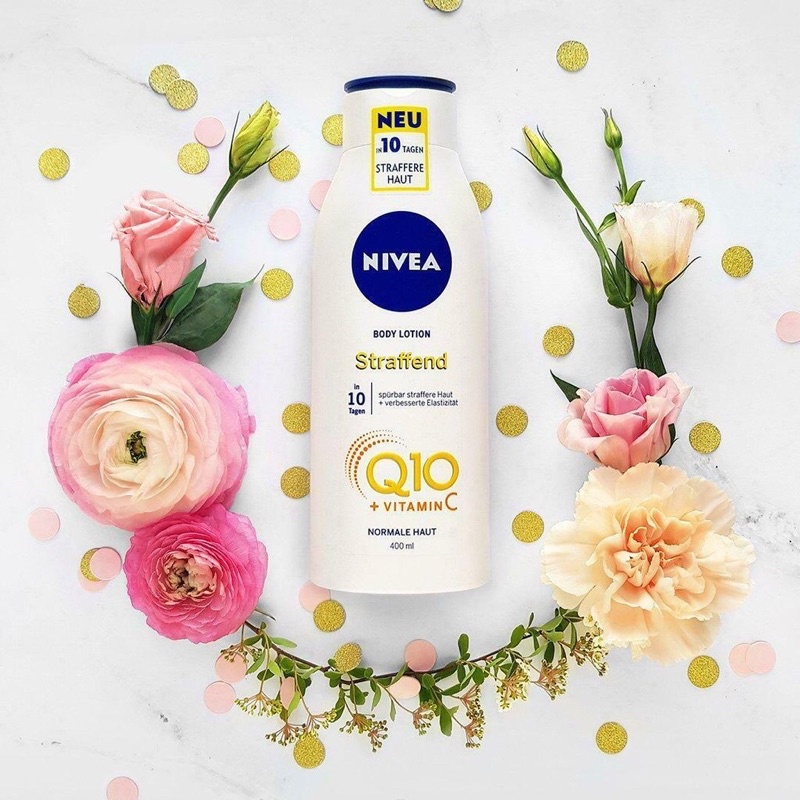 Sữa Dưỡng Thể Săn Chắc Da Nivea Body Lotion Q10+ Vitamin C 400ml Nội Địa Đức - PAN167