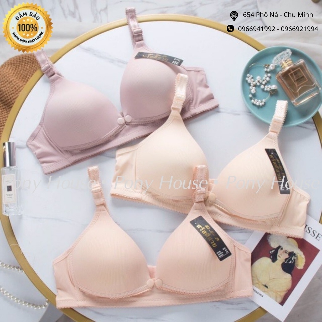 Áo Lót Bầu Và Cho Con Bú Lụa Tăm - Áo Ngực Cho Bé Bú Không Gọng Nâng Ngực Size 38 - 40 - 42