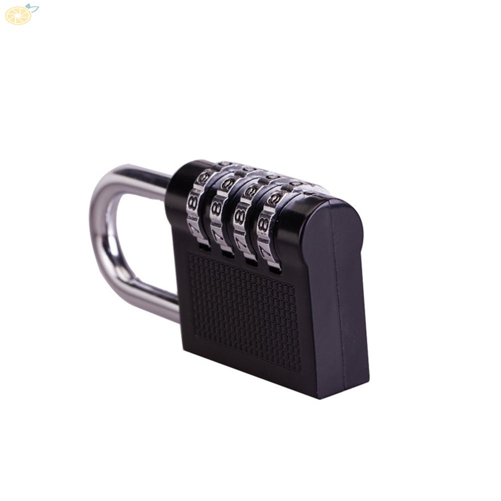 Khóa Hợp Kim Kẽm 4 Chữ Số Màu Đen / Bạc Tiện Lợi