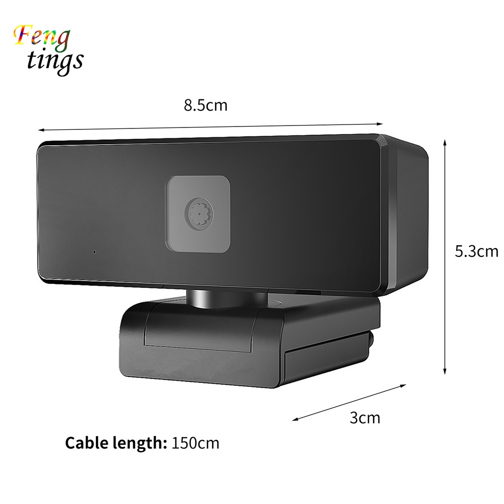 Webcam kỹ thuật số tích hợp mic 2K 1080P chống ồn cho máy tính | BigBuy360 - bigbuy360.vn