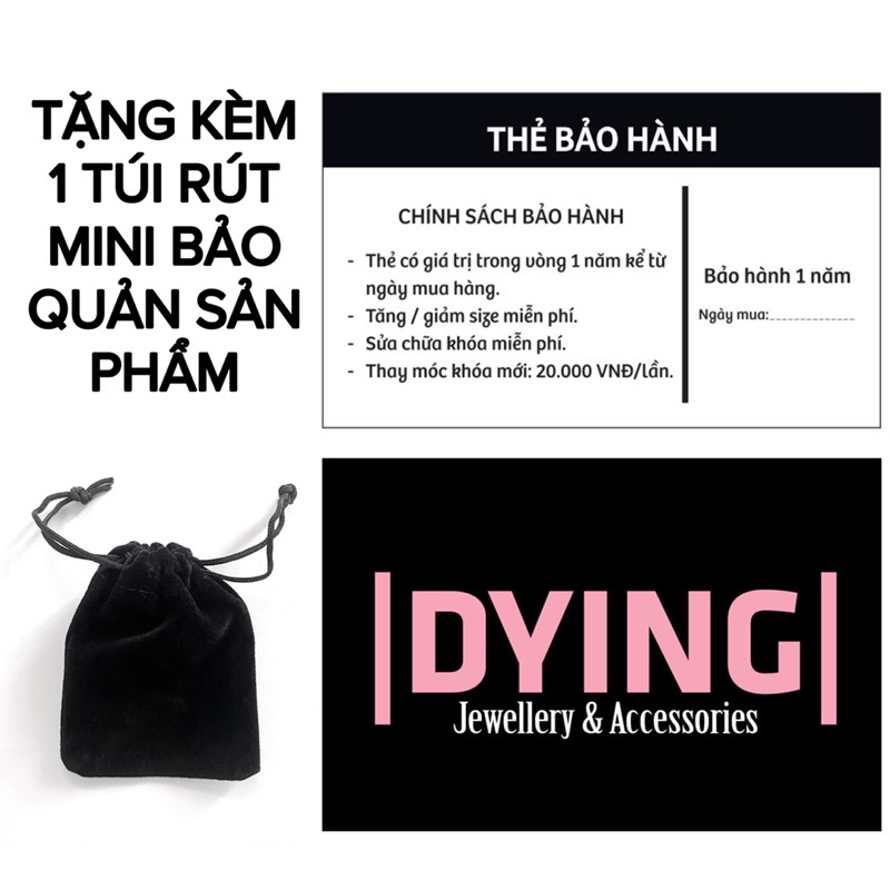 Vòng Tay CHROME HEART - Thép Titan KHÔNG RỈ