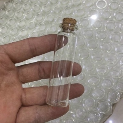 Lọ thủy tinh nút gỗ  15ml trong suốt làm Spell Jar lọ phép thuật điều ước wicca thanh tẩy decor