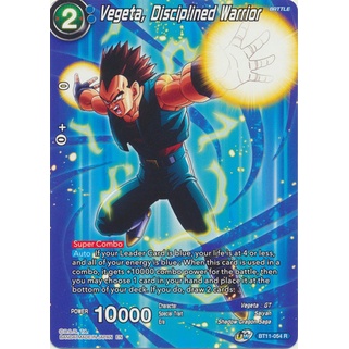 Thẻ bài Dragonball - TCG - Vegeta, Disciplined Warrior  / BT11-054'