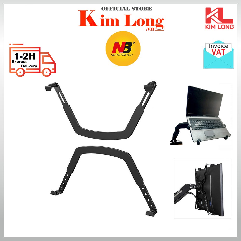 Kẹp Màn Hình North Bayou NB-FP1 (17-27inch) Cho Màn Hình Không Có Lỗ Bắt Vít - Hàng chính hãng