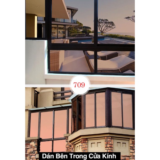 Giấy decal dán kính chống nắng, chống tia cực tím hồng ngoại giảm 70% ánh sáng phản chiếu
