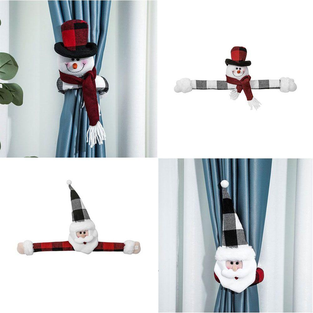 Phụ Kiện Nút Rèm Cửa Hình Người Tuyết Và Người Tuyết Phong Cách Mới