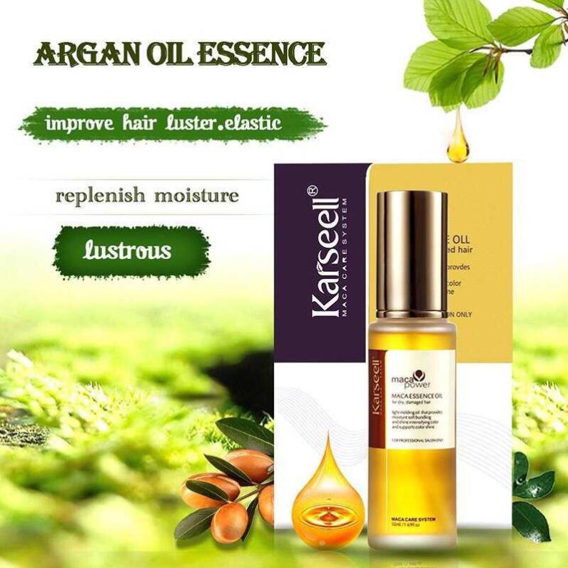 [ CHÍNH HÃNG ] Tinh Dầu Dưỡng Tóc Karseell Maca Essence Oil 50ml Chính Hãng