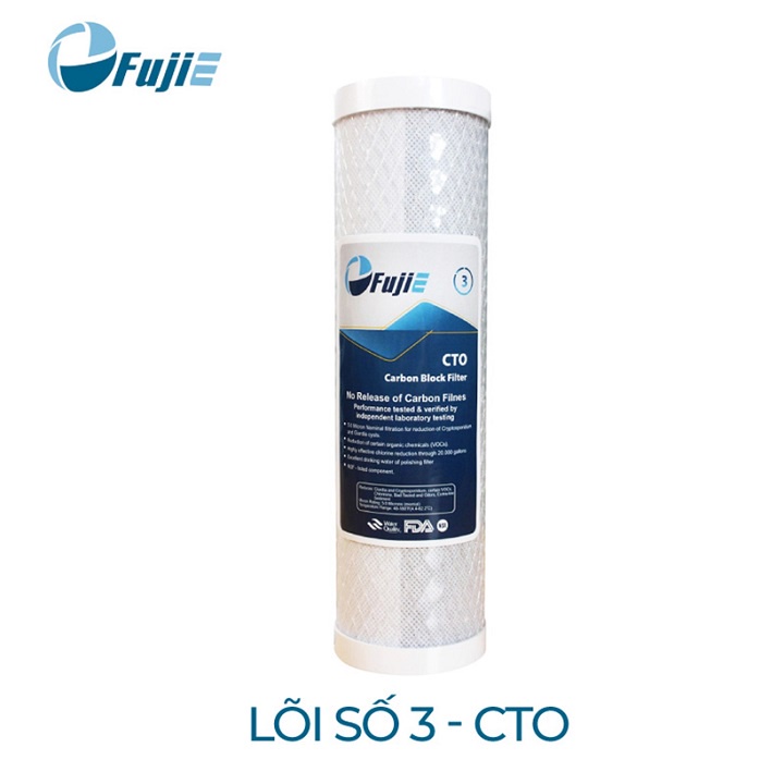 Lõi lọc nước số 3 RO Fujie - CTO 10 Inch