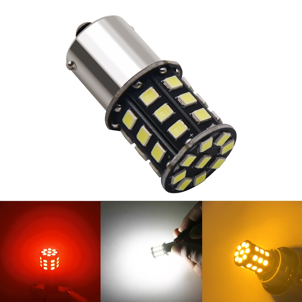 1 Đèn Tín Hiệu Xi Nhan BA15S P21W R5W R10W 1156 1141 1003 33 SMD 2835 LED 12V Cho Xe Hơi