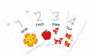 Thẻ chữ số clean wipe book