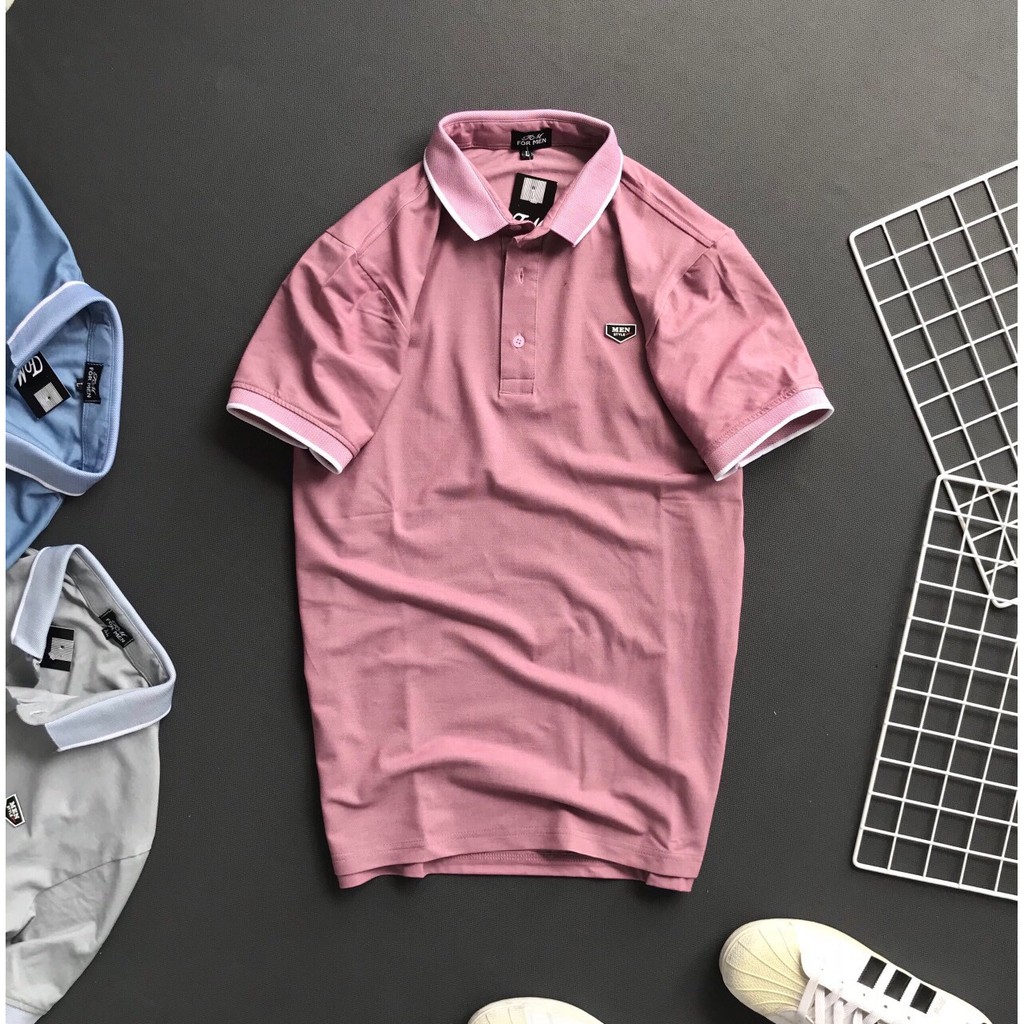 ÁO THUN NAM CAO CẤP CỔ BẺ FOR MEN | BigBuy360 - bigbuy360.vn