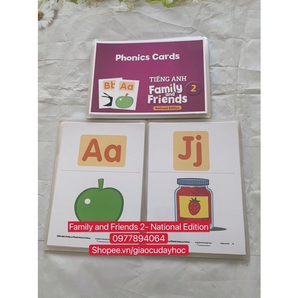 Phonics Cards- Thẻ Tiếng Anh Phonics Family and Friends 2