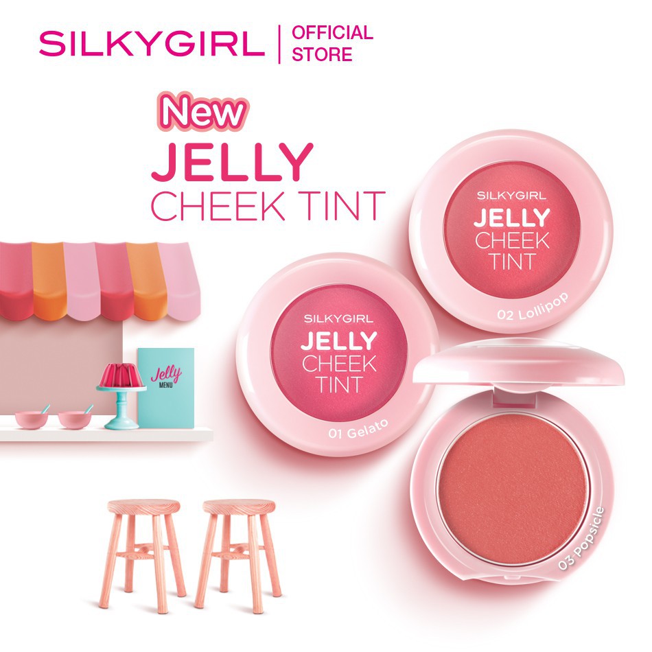 [Mã FMCGMALL giảm 8% đơn từ 250K] Má Hồng Dạng Thạch Mềm Mịn Lâu Trôi Silkygirl Jelly Cheek Tint 3g