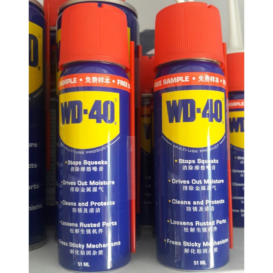 Chai xịt làm sạch,bôi trơn, chống ẩm, tẩy sạch rỉ sét đa năng WD-40 Multi-Use Product 51ml