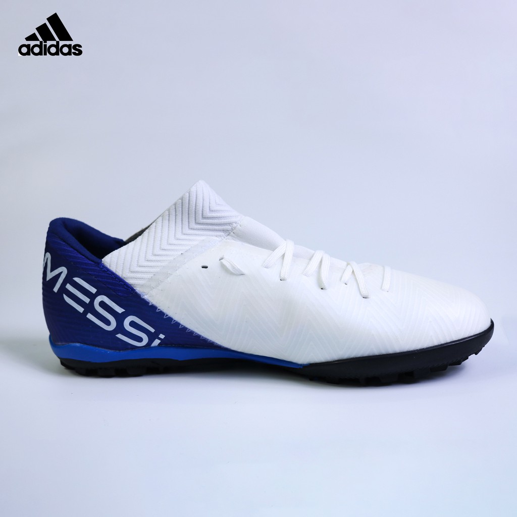 Giày đá bóng Nemeziz Messi 18.3 TF - ADNM002 (Trắng xanh)