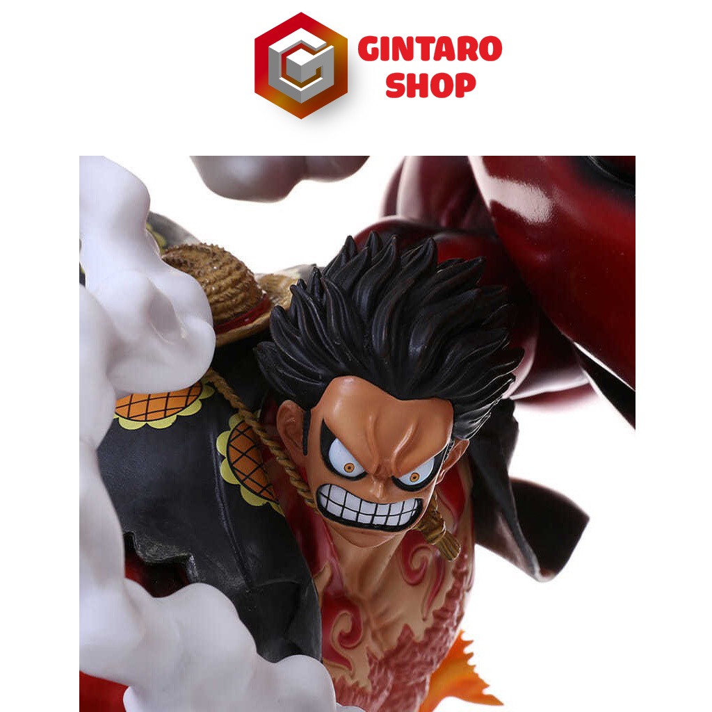 Mô hình nhân vật Luffy Gear 4 king kong tay to cực ngầu, Mô hình One Piece Luffy Gear 4 tay siêu to cao 25Cm GINTARO SHO