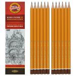 1 hộp 12 cây Chì vẽ phác thảo, chì KOH chính hãng (12 cây)-Dụng cụ vẽ Tâm Tâm