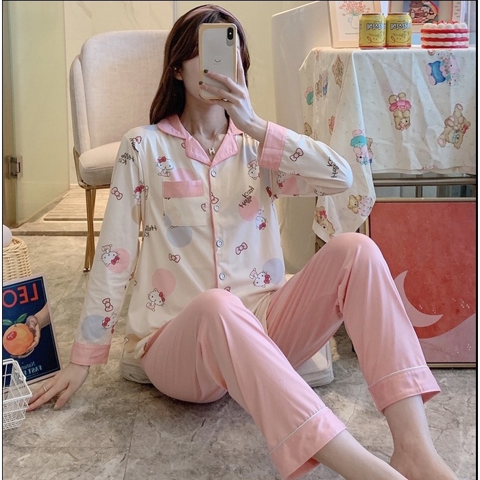 BỘ PIJAMA 2IN1 BẦU VÀ SAU SINH - PB72
