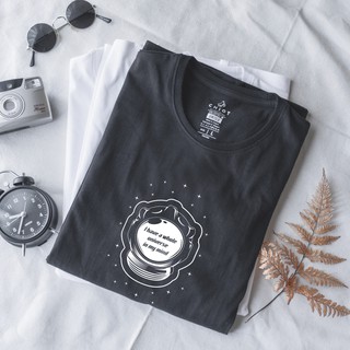 Áo thun trắng vũ trụ - i have a whole universe in my mind
