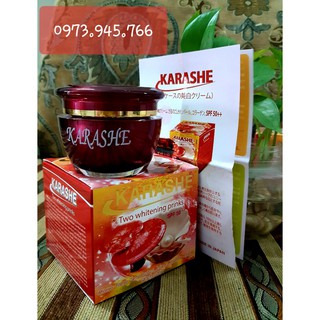 Kem dưỡng trắng da linh chi ngoc trai KARASHE