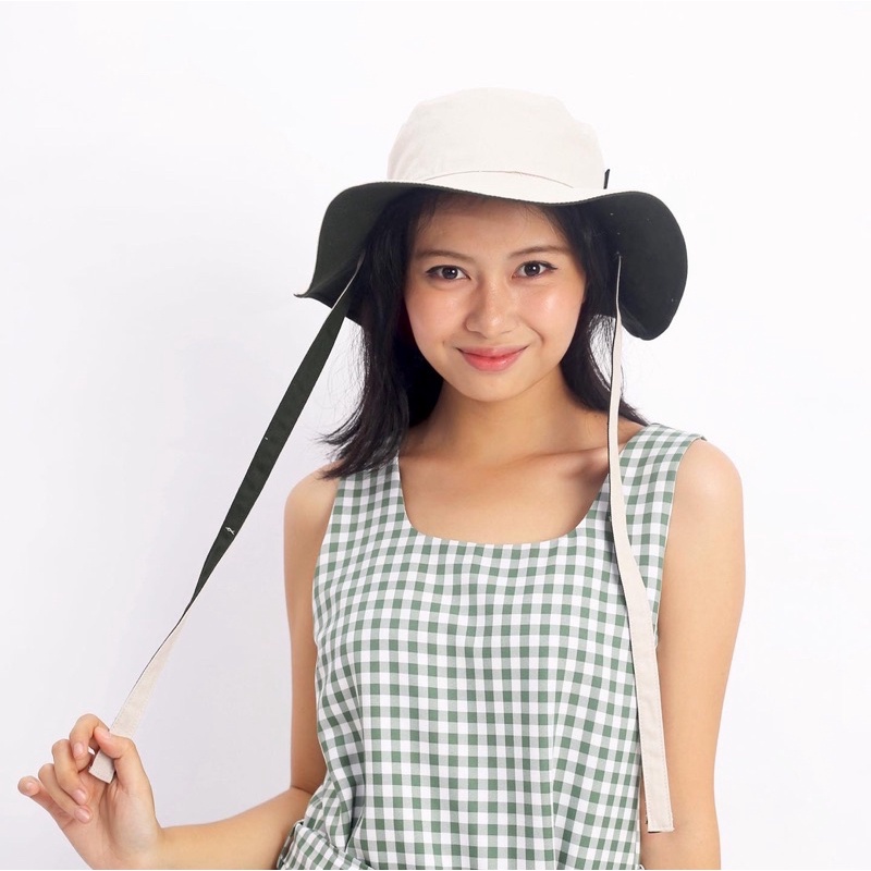 Nón dây NEE NEE đội được 2 mặt XOÈ BUCKET HAT - 2 IN 1 HAT