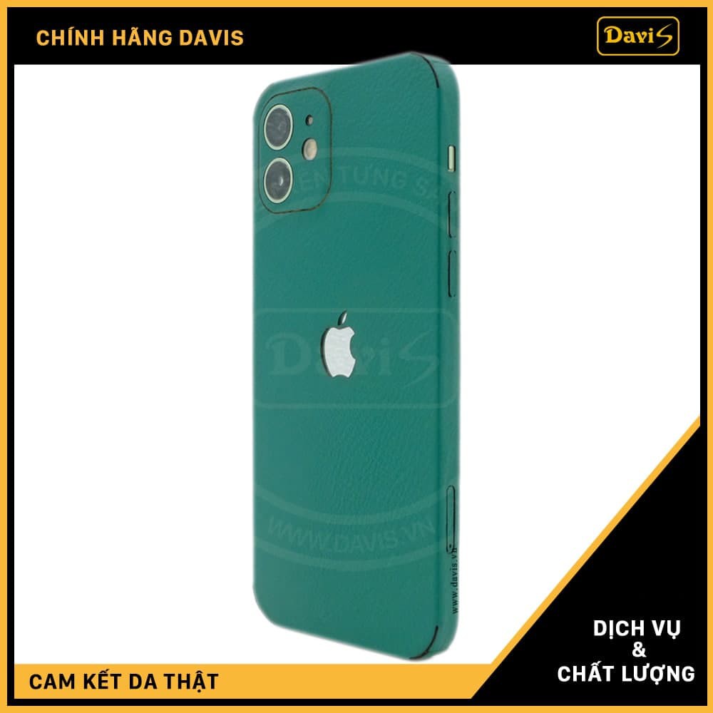 Miếng dán da full viền cho  Iphone 12 (Chính hàng Davis)