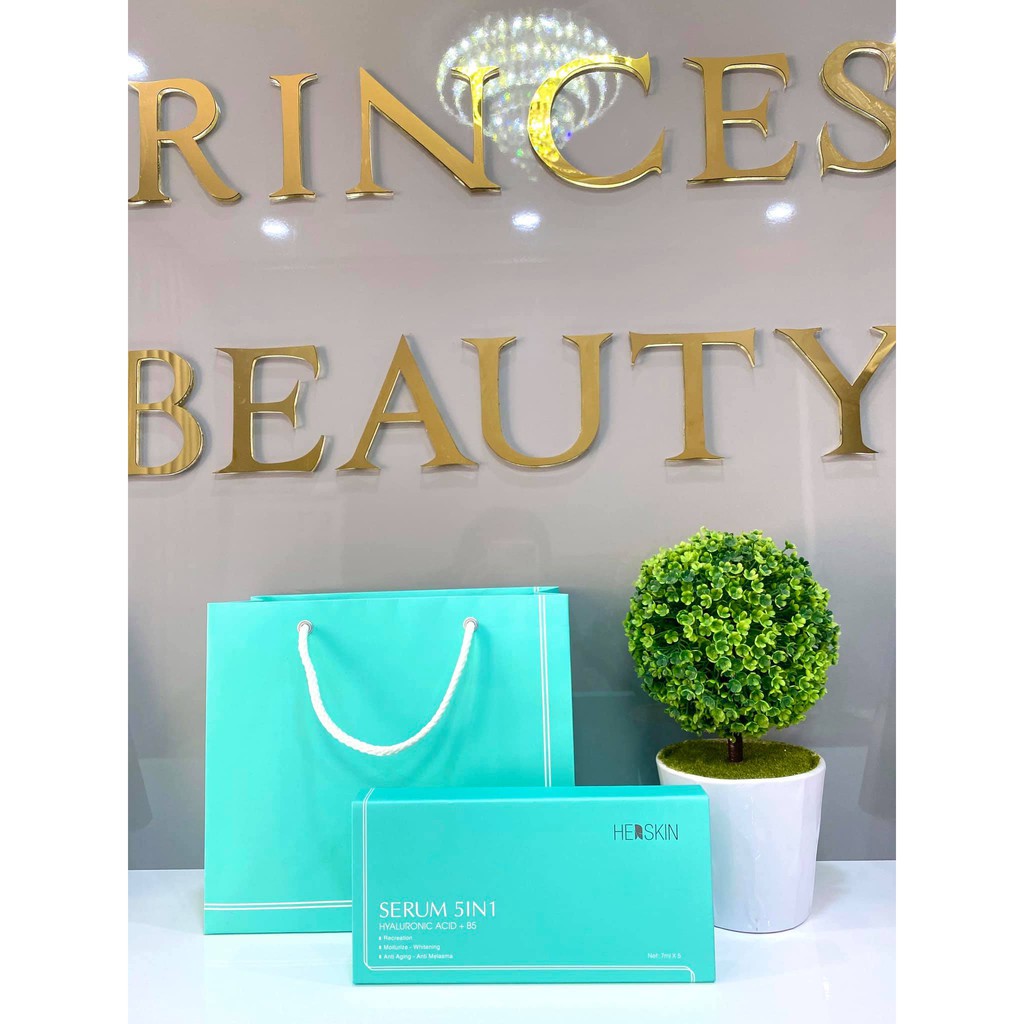 BỘ SẢN PHẨM DƯỠNG TRẮNG DA MẶT NICE DAY(20G) + SERUM 5IN1(35ML) CĂNG BÓNG, DƯỠNG TRẮNG DA HERSKIN PRINCESS WHITE | BigBuy360 - bigbuy360.vn