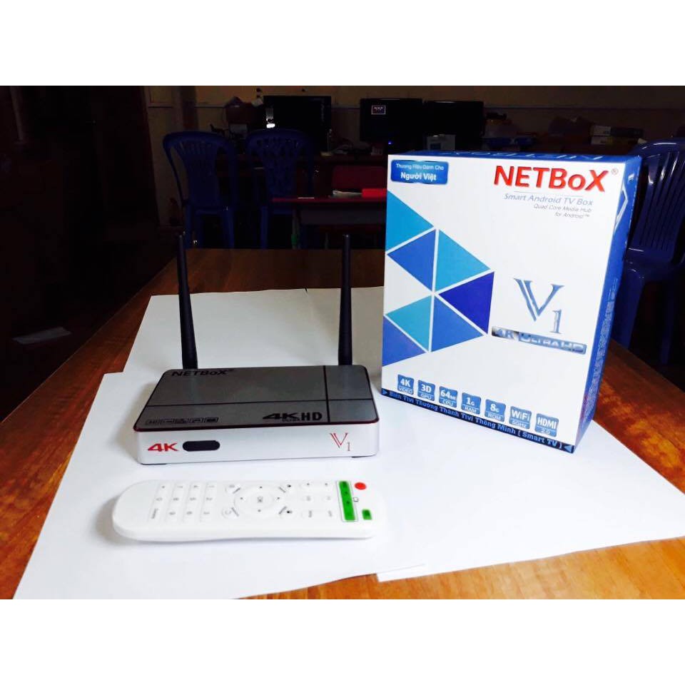 [Free] Android TV NetBOX V1- Tặng chuột không dây cao cấp