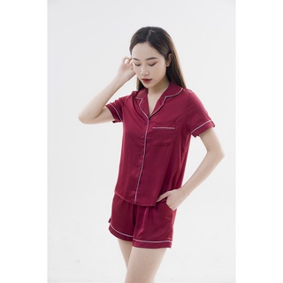 Bộ pijama đùi trơn Laroma