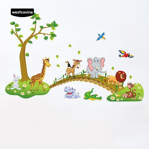 Giấy dán tường trang trí hình thú