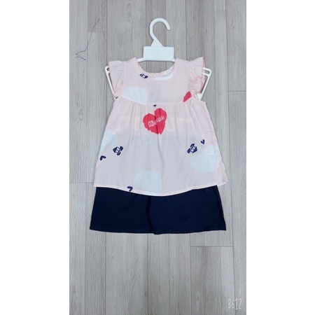 Bộ tole bé gái phối màu trơn 9-28kg