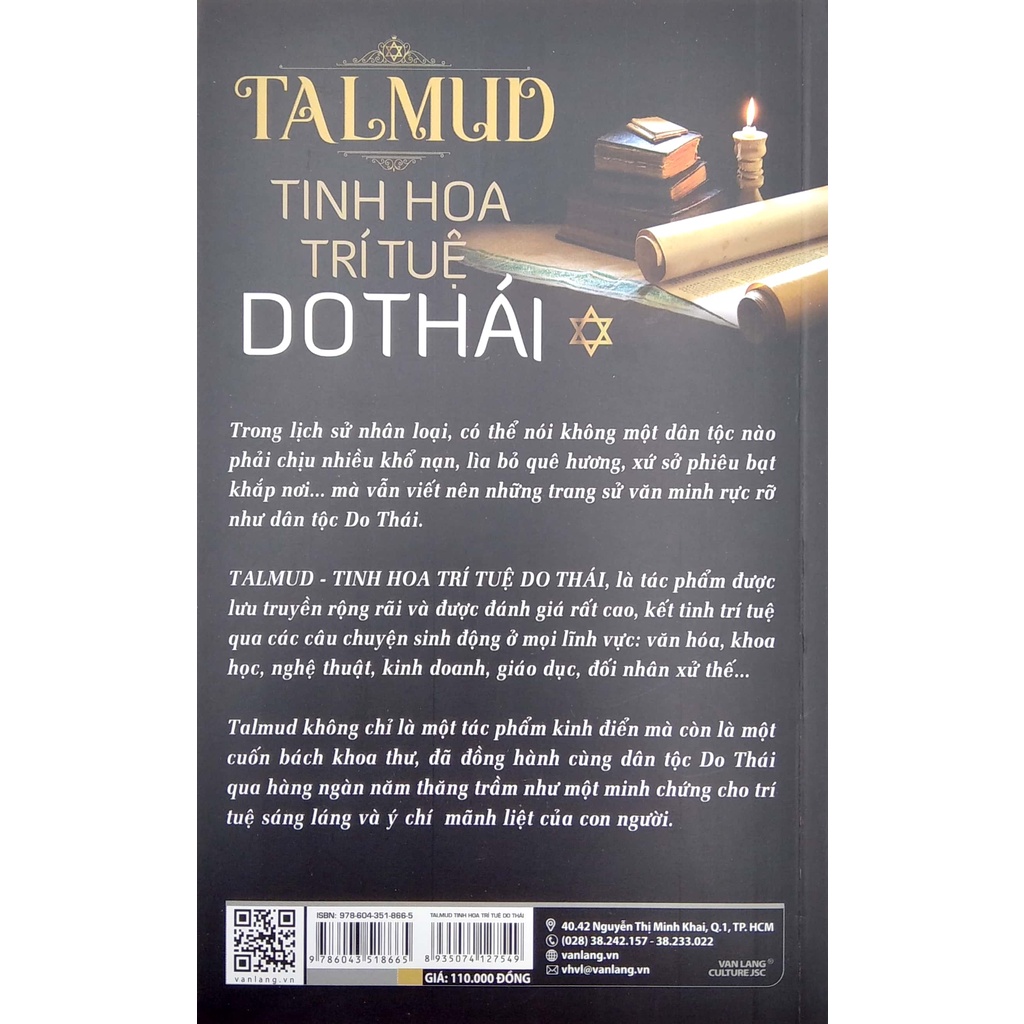 Sách TalMud - Tinh Hoa Trí Tuệ Do Thái (Tái Bản)