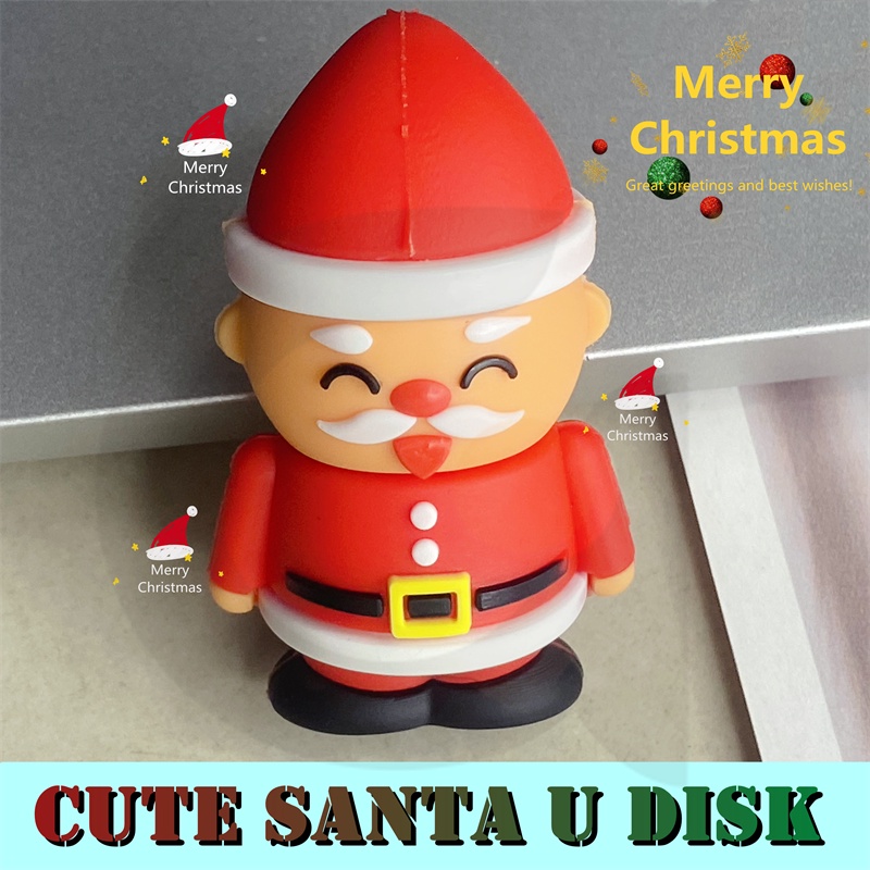 Ổ Đĩa U Tốc Độ Cao Chủ Đề Giáng Sinh Dễ Thương 1GB 2GB 4GB 8GB 16GB 32GB 64GB 128GB