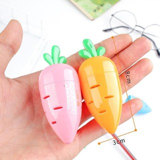 [TRỢ GIÁ]combo 5 Tiện Bút Chì Cà Rốt, Gọt Bút Chì Cà Rốt cho học sinh giá rẻ