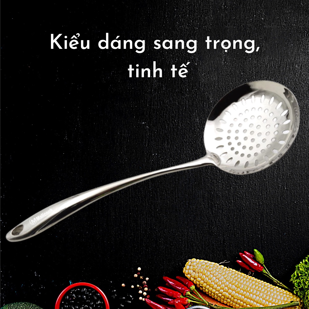 Muôi Vá Lẩu Inox 304 Cao Cấp Malicook ( Muôi Thủng - Muôi Canh )[ XẢ KHO - FREESHIP]