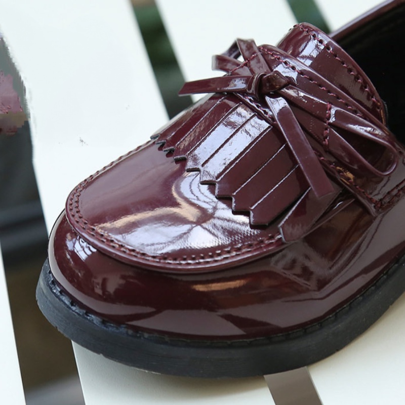 Giày Búp Bê Da Đế Mềm Phong Cách Hàn Quốc Thời Trang Mùa Thu 2022 Cho Bé Gái