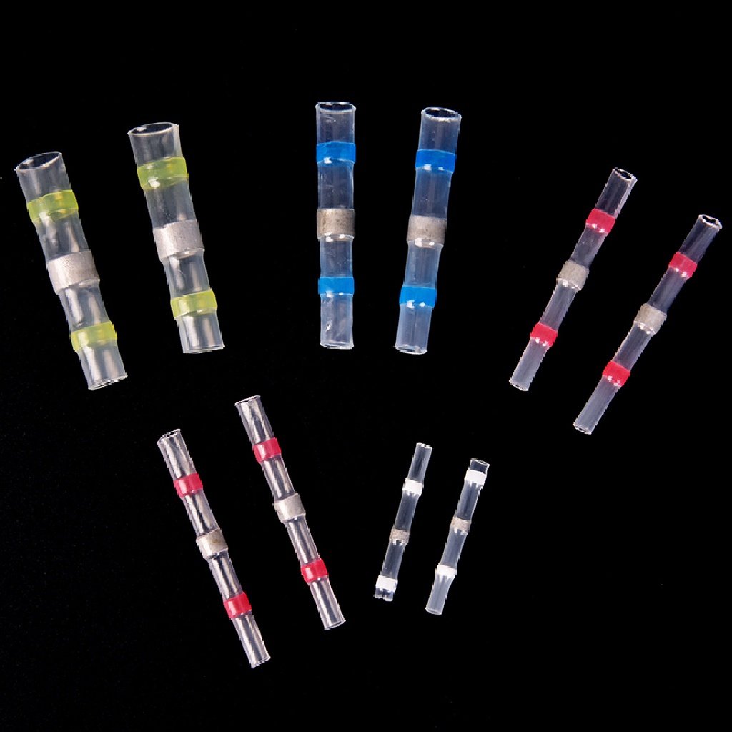 (cherry1) 50 Ống Hàn Chống Nước Nhiệt Nối Dây Điện 4 Kích Cỡ