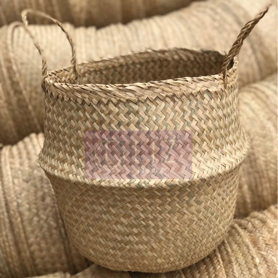 Giỏ Cói Giỏ Mây Tre Đan Dùng Đựng Đồ Trồng Cây Cảnh Trồng Cây Cảnh Trong Nhà Cỡ Lớn Có Quai Xách Thân Thiện Môi Trường