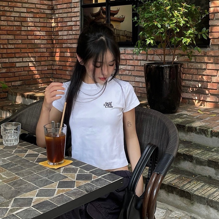 Áo croptop ôm SLC borip basic