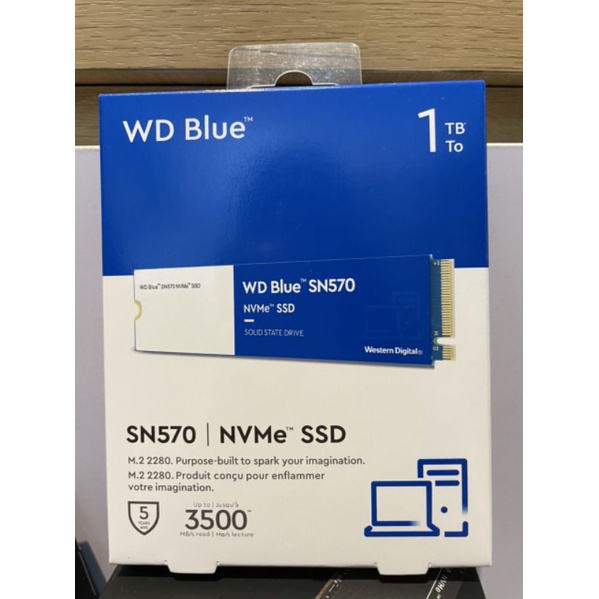 Ổ cứng SSD WD SN570 Blue 500GB / 1TB M.2 2280 PCIe NVMe Gen3x4