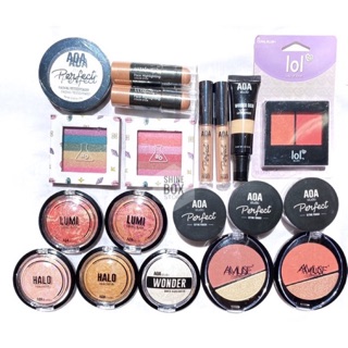 3 trong 1 - má hồng, phấn mắt, highlight