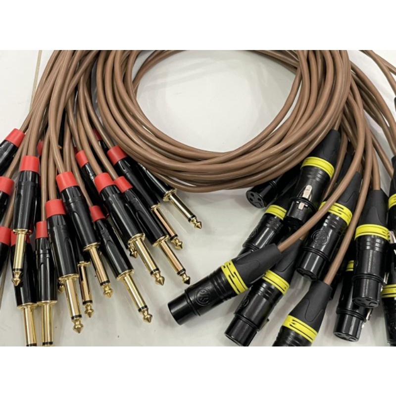 Dây canon cái ra 6ly dây bãi jack chân đồng