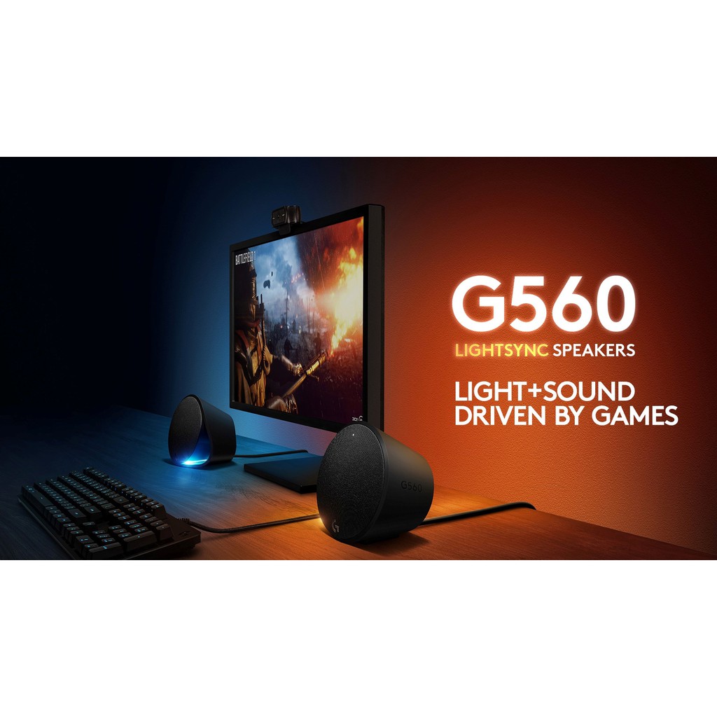 [ GIÁ SỐC ] - [ HOT ] - [ RẺ VÔ ĐỊCH ] - Loa LOGITECH G560 LIGHTSYNC RGB - Chính Hãng Việt Nam - Mới 100%