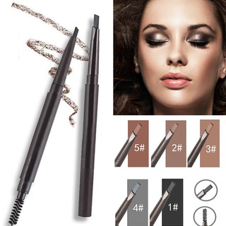 Chì Kẻ Mày Dạng Vặn Kháng Nước Có Đầu Cọ Chải Tiện Dụng Với 5 Màu Tùy Chọn