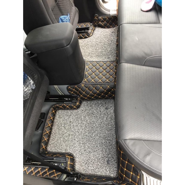 Thảm lót sàn ô tô 6D xe Hyundai Kona không mùi chống nước, phủ kín sàn xe