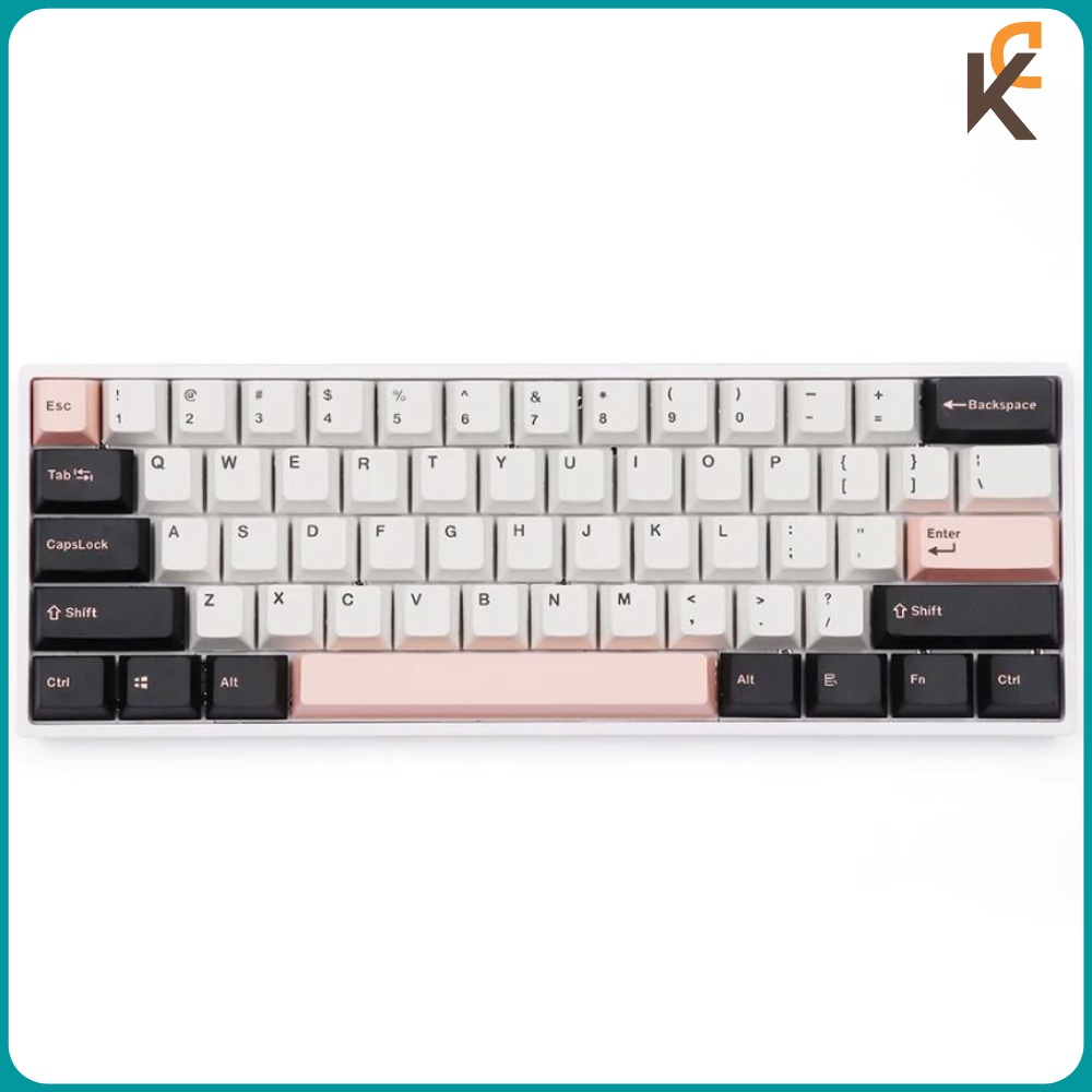 Keycap GMK Olivia 135 nút PBT OEM In Double Shot Dành Cho Bàn Phím Cơ