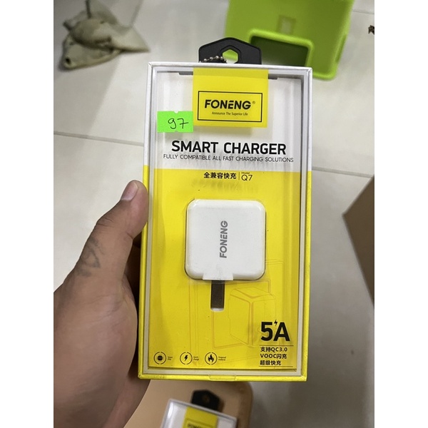 Thanh lý củ sạc Q2,Q7,Q7 Pro Foneng