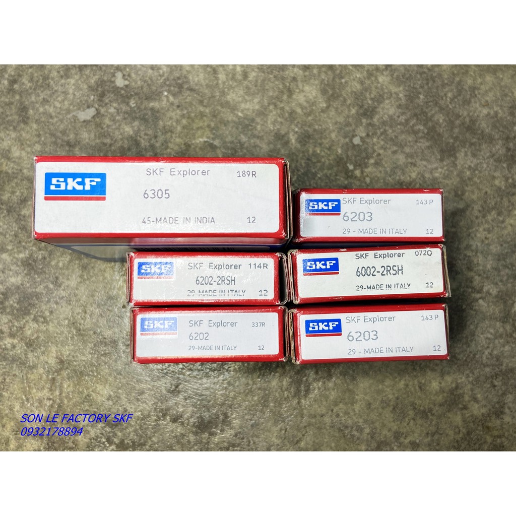 Bạc đạn SKF máy Exciter 2010 4 số côn tay/ côn tự động