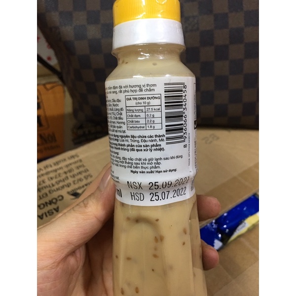 Nước Chấm Mè Rang Kewpie chai 180ml